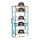 Simonrack Schwerlastregal MADERCLICK 5 8435104912768 orange, blau, braun 90,0 x 30,0 x 180,0 cm