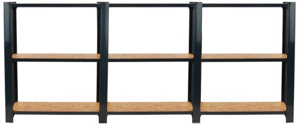 Simonrack Schwerlast-Weitspannregal OFFICLICK 3 8425437127670 anthrazit, braun 240,0 x 30,0 x 100,0 cm