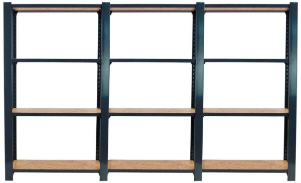 Simonrack Schwerlast-Weitspannregal OFFICLICK 4 8425437127700 anthrazit, braun 240,0 x 30,0 x 150,0 cm