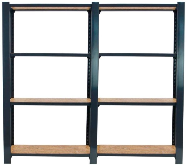 Simonrack Schwerlast-Weitspannregal OFFICLICK 4 8425437127694 anthrazit, braun 160,0 x 30,0 x 150,0 cm