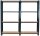 Simonrack Schwerlast-Weitspannregal OFFICLICK 4 8425437127694 anthrazit, braun 160,0 x 30,0 x 150,0 cm