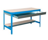 Simonrack Werkbank SIMONWORK blau 1 Schublade 151,0 x 76,0 x 84,2 cm