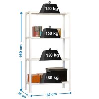 Simonrack Schwerlastregal SIMONHOME CLICK MINI 4...