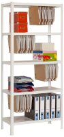 Simonrack Schwerlastregal FILECLICK PLUS 5 8435104939444 weiß 100,0 x 36,0 x 180,0 cm