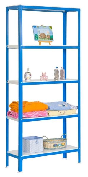 Simonrack Schwerlastregal SIMONHOME CLICK COLOR PLUS 5 8435104940419 blau, weiß   ( 8435104940419 )
