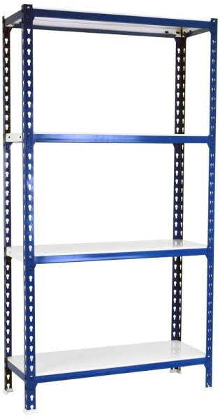 Simonrack Schwerlastregal SIMONCLICK 4 8435104960738 blau, weiß 90,0 x 50,0 x 150,0 cm