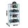 Simonrack Schwerlastregal SIMONCLICK 5 8435104912584 blau, weiß 90,0 x 50,0 x 180,0 cm
