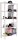 Simonrack Schwerlastregal OFFICCLICK 5 8435104914267 weiß 90,0 x 30,0 x 210,0 cm  ( 8435104914267 )