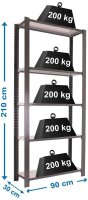 Simonrack Schwerlastregal OFFICCLICK 5 8435104916148...