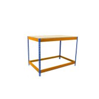Simonrack Werkbank SIMONWORK BASIC 1 orange, blau 210,0 x 60,0 x 90,0 cm