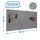 Simonrack Lochwand PANELCLICK 3,5 x 90,0 x 60,0 cm, 1 St.