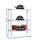Simonrack Schwerlastregal SIMONHOME CLICK PLUS 3 8435104938904 weiß 80,0 x 30,0 x 90,0 cm