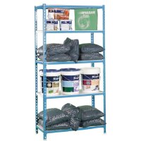 Simonrack Schwerlastregal SIMONCLICK SUPERPLUS 5 8435104937044 blau, weiß 110,0 x 50,0 x 200,0 cm