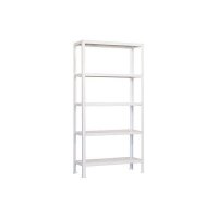 Simonrack Schwerlastregal SIMONHOME CLICK PLUS 5 8435104938980 weiß 100,0 x 30,0 x 180,0 cm