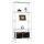 Simonrack Schwerlastregal SIMONHOME CLICK PLUS 5 8435104938980 weiß 100,0 x 30,0 x 180,0 cm