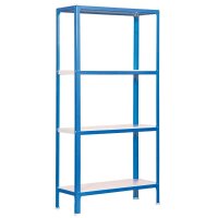 Simonrack Schwerlastregal SIMONHOME CLICK COLOR PLUS 4 8435104940334 blau, weiß   ( 8435104940334 )