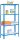 Simonrack Schwerlastregal SIMONHOME CLICK COLOR PLUS 4 8435104940334 blau, weiß   ( 8435104940334 )