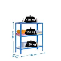 Simonrack Schwerlastregal SIMONHOME CLICK COLOR PLUS 3...