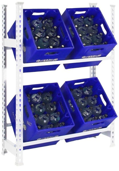 Simonrack Getränkekistenregal SIMONBOTTLE 2 8435104962503 weiß 80,0 x 30,0 x 100,0 cm