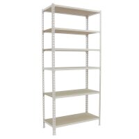 Simonrack Schwerlastregal MADERCLICK 6 8435104975244 weiß, braun 90,0 x 40,0 x 250,0 cm