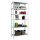 Simonrack Schwerlastregal MADERCLICK 6 8435104975244 weiß, braun 90,0 x 40,0 x 250,0 cm