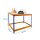 Simonrack Werkbank SIMONWORK BASIC 1 orange, blau 120,0 x 60,0 x 90,0 cm