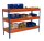 Simonrack Werkbank SIMONWORK BASIC 3 orange, blau 150,0 x 75,0 x 90,0 cm