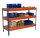 Simonrack Werkbank SIMONWORK BASIC 3 orange, blau 150,0 x 60,0 x 90,0 cm
