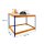 Simonrack Werkbank SIMONWORK BASIC 1 orange, blau 120,0 x 75,0 x 90,0 cm