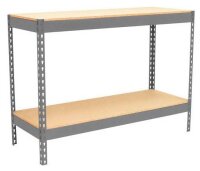 Simonrack Werkbank SIMONWORK BASIC 2 grau 120,0 x 60,0 x 90,0 cm