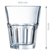 ARCOROC Whiskygläser Granity 275,0 ml, 6 St.