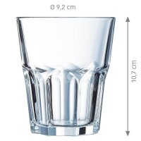 ARCOROC Whiskygläser Granity 350,0 ml, 6 St.