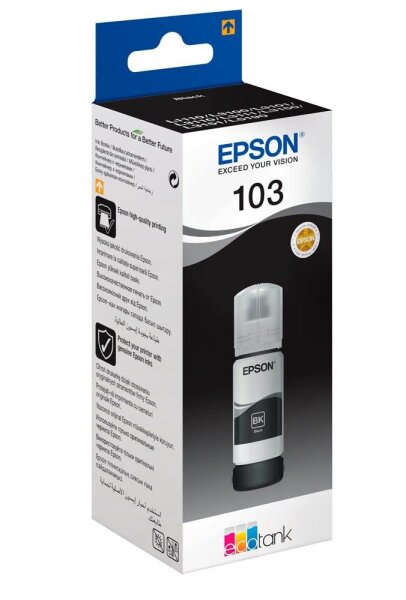 EPSON 103/T00S1 schwarz Tintenflasche
