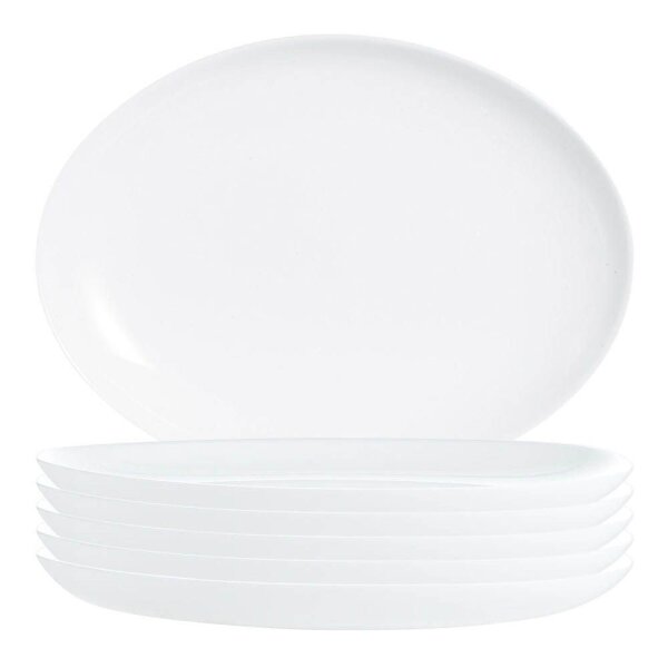 ARCOROC Servierplatten Evolutions White weiß Ø 33,0 cm, 6 St.