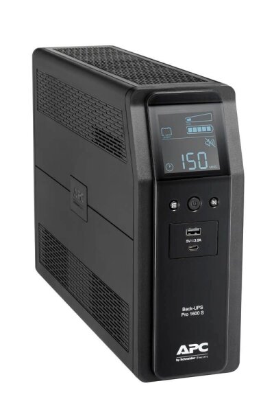 APC Back UPS Pro BR 1600VA USV schwarz, 1.600 VA