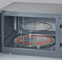 SEVERIN MW7773 Mikrowelle 800 W schwarz, edelstahl
