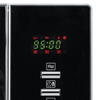 SEVERIN MW7773 Mikrowelle 800 W schwarz, edelstahl