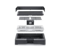 SEVERIN Grillplatte PG 8567 2.200 W 52,0 x 39,5 x 15,5 cm, 1 St.