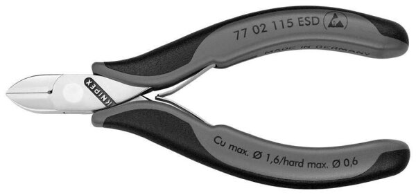 KNIPEX Seitenschneider ESD 77 02 115 mit kleiner Facette