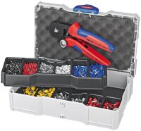 KNIPEX Aderhülsen-Sortiment isoliert mit...