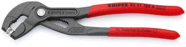 KNIPEX Federbandschellenzange 85 51 180 A, Länge: 18,0 cm, 1 St.