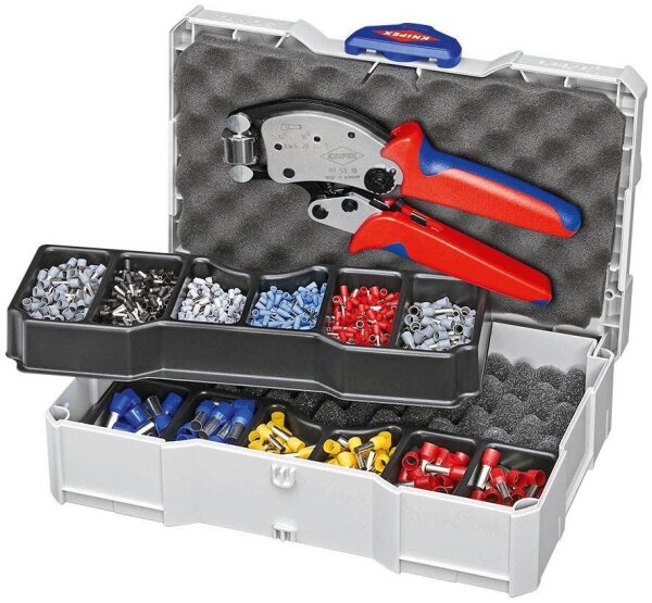 KNIPEX Aderhülsen-Sortiment isoliert Twistor® 16  97 90 21 13-teilig