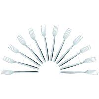 solex® Gabeln TM 80 silber, 12 St.