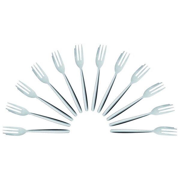 solex® Kuchengabeln TM 80 silber, 12 St.