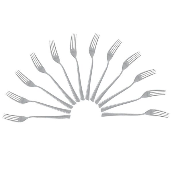 solex® Gabeln Karina silber, 12 St.