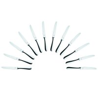 solex® Messer Baguette silber, 12 St.