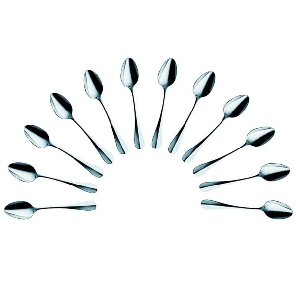 solex® Dessertlöffel Baguette silber, 12 St.