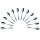 solex® Dessertlöffel Baguette silber, 12 St.