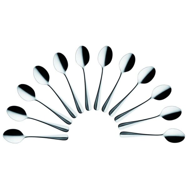 solex® Espressolöffel Baguette silber, 12 St.