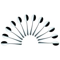 solex® Espressolöffel Baguette silber, 12 St.